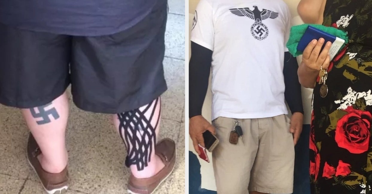 Foto da matéria “Entre outros absurdos, eleitores registram pessoas com símbolos nazistas nas filas de votação”