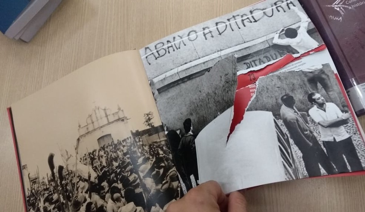 Foto da matéria “Livros de direitos humanos são rasgados na biblioteca da UnB”