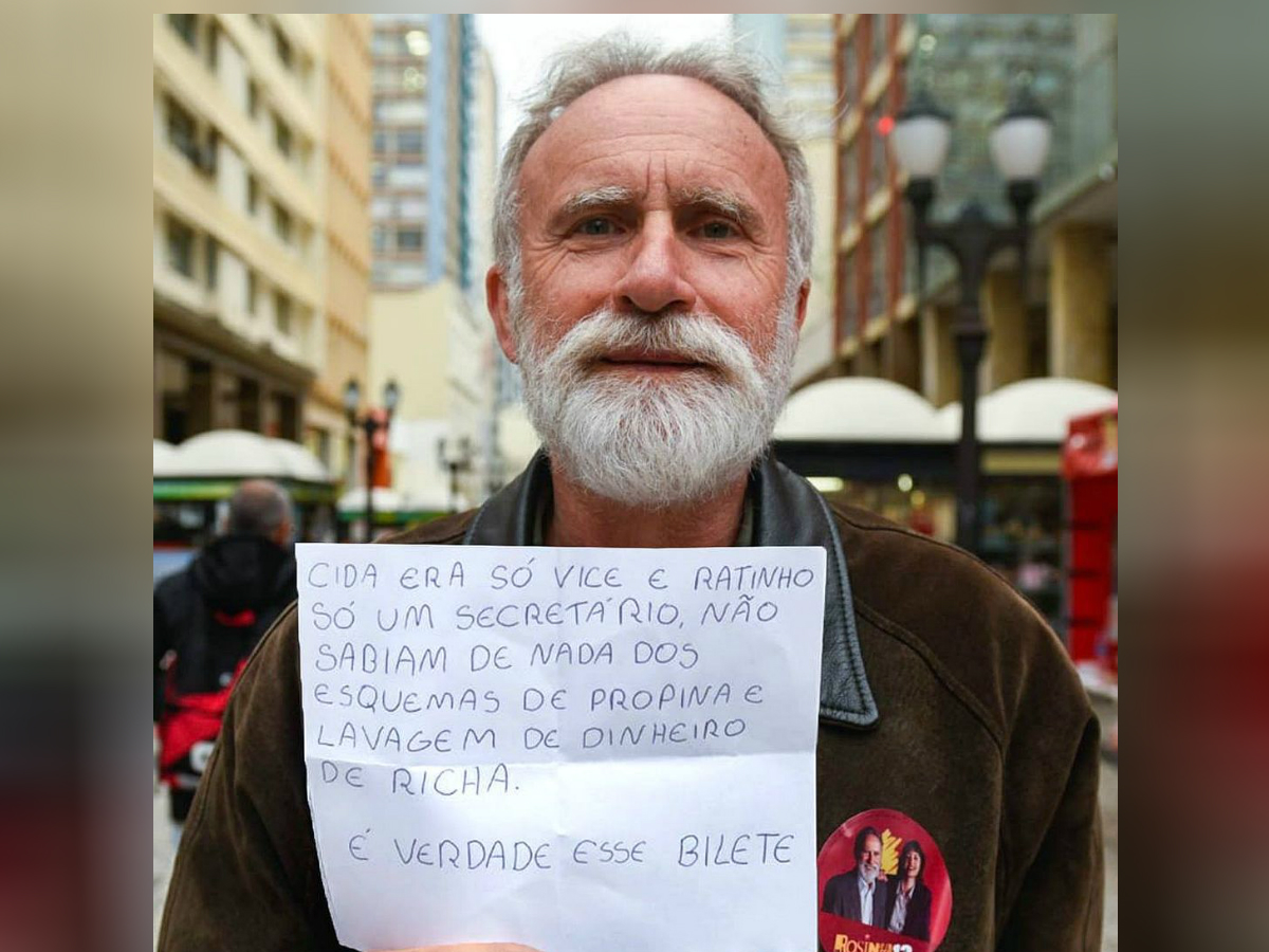 Foto da matéria “Candidato do PT, Dr. Rosinha é alvo de bomba no Centro de Curitiba”